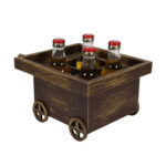 Drinks Serving Trolly (Brown) - Image 3