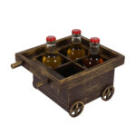 Drinks Serving Trolly (Brown) - Image 4