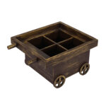 Drinks Serving Trolly (Brown) - Image 5