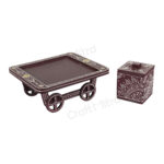 Trolley Dry Fruit Box with 4 Compartment (Ruby) - Image 4