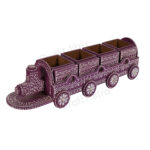 Dry Fruit Train 4 Container Set With Lid (Purple) - Image 4