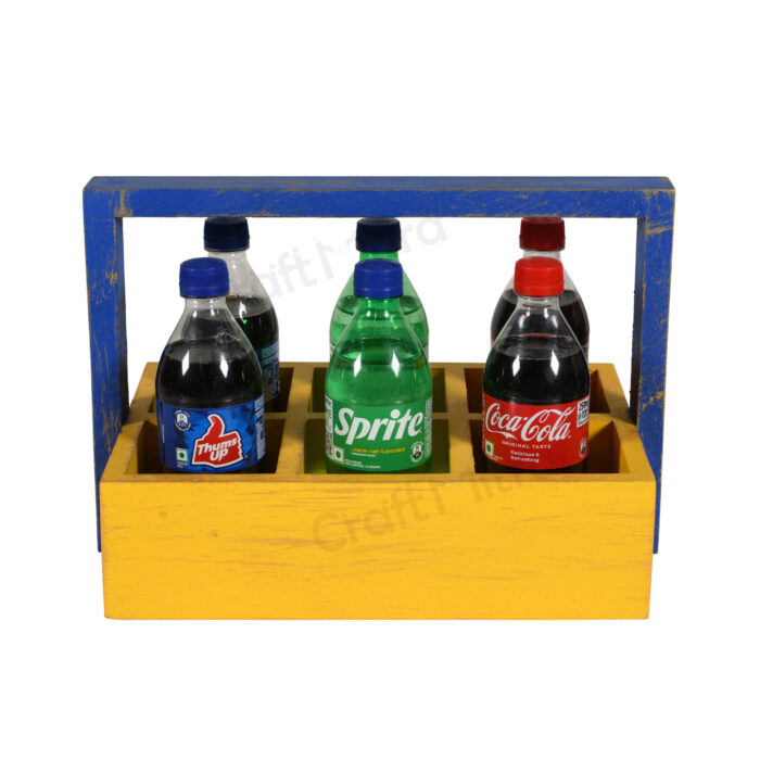 Drink Serving Tray 6 Section (Yellow) - Image 2