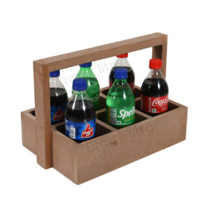 Drink Serving Tray 6 Section (Raw)