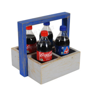 Drink Serving Tray 4 Section (Silver)