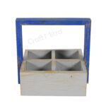 Drink Serving Tray 4 Section (Silver) - Image 3