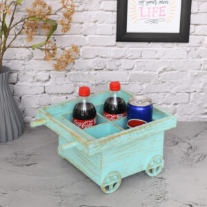 Drinks Serving Trolly (Light Blue)