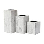 Silver Black Candle Holders (Set of 3) - Image 3