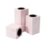 Pink Candle Holders (Set of 3) - Image 5