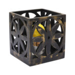 Black Rock Salt Lamp (Chariot Wheel) - Image 2