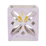 Silver Pink Rock Salt Lamp (Flower) - Image 2
