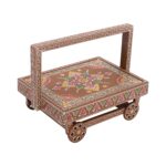 Light Brown Glass Holder Tray - Image 2
