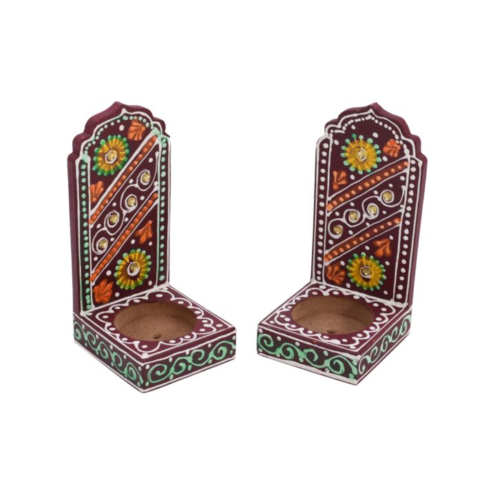 Jharokha T Light Holder (Pack of 2) - Image 2