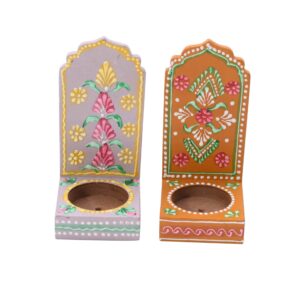 Jharokha T Light Holder (Pack of 2)