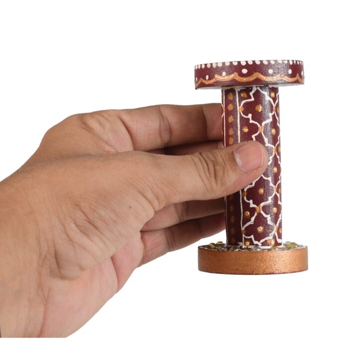 Maroon Candle Stand - Image 3
