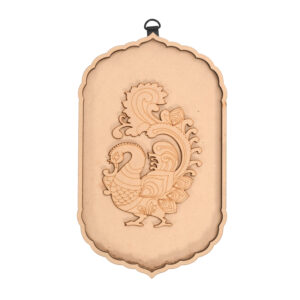 Raw Peacock Wall Frame