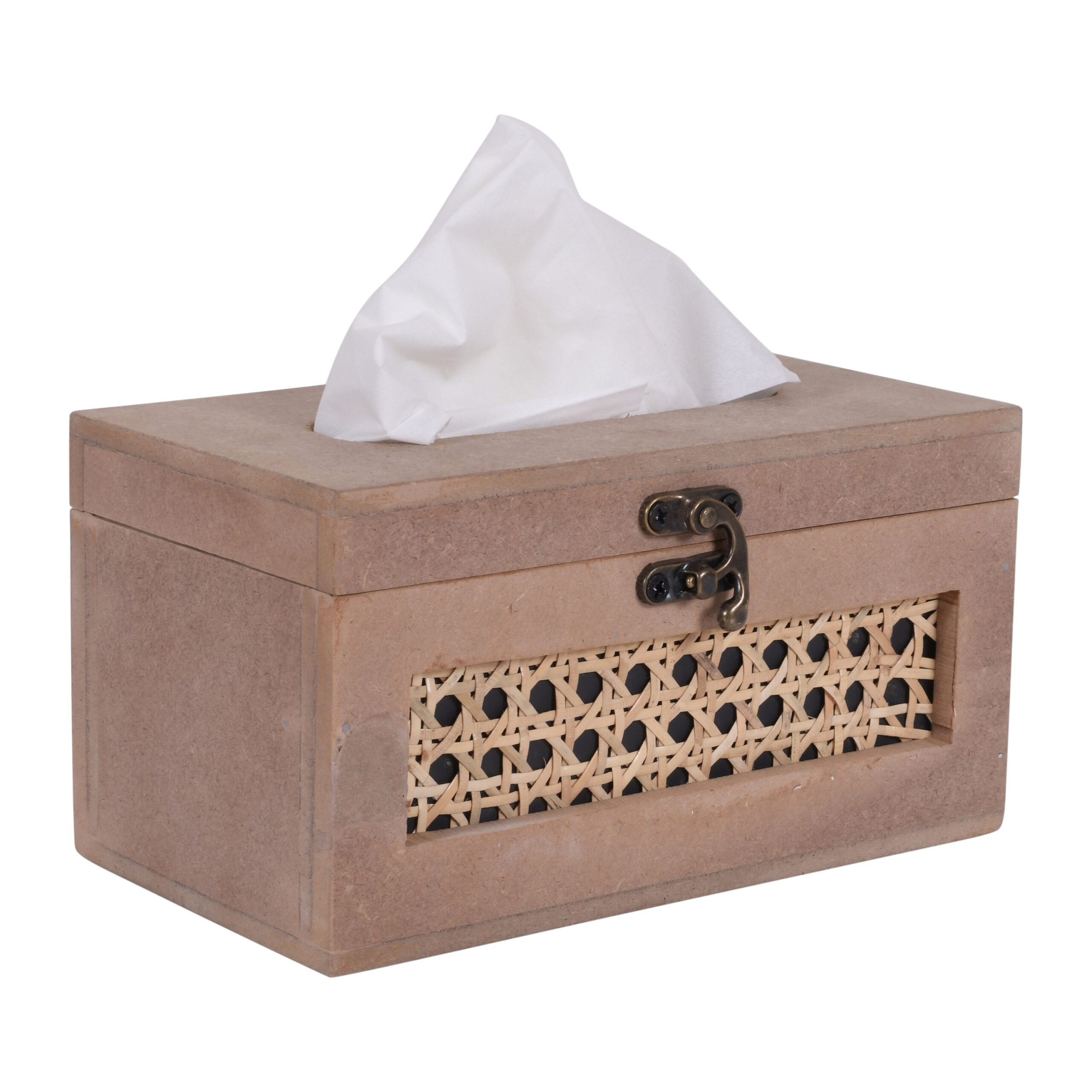 Rattan MDF Tissue Box - Image 1