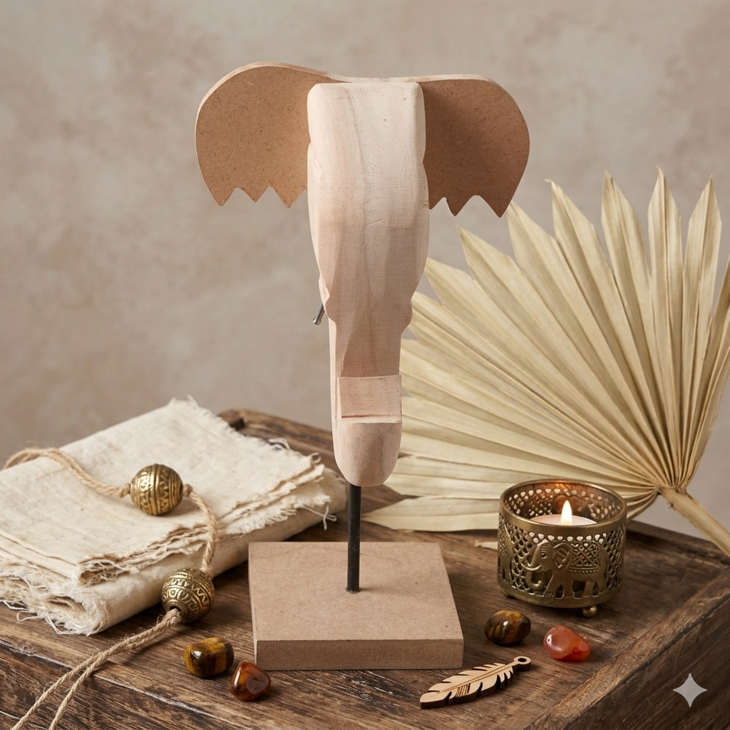 Table decor elephant head - Image 1