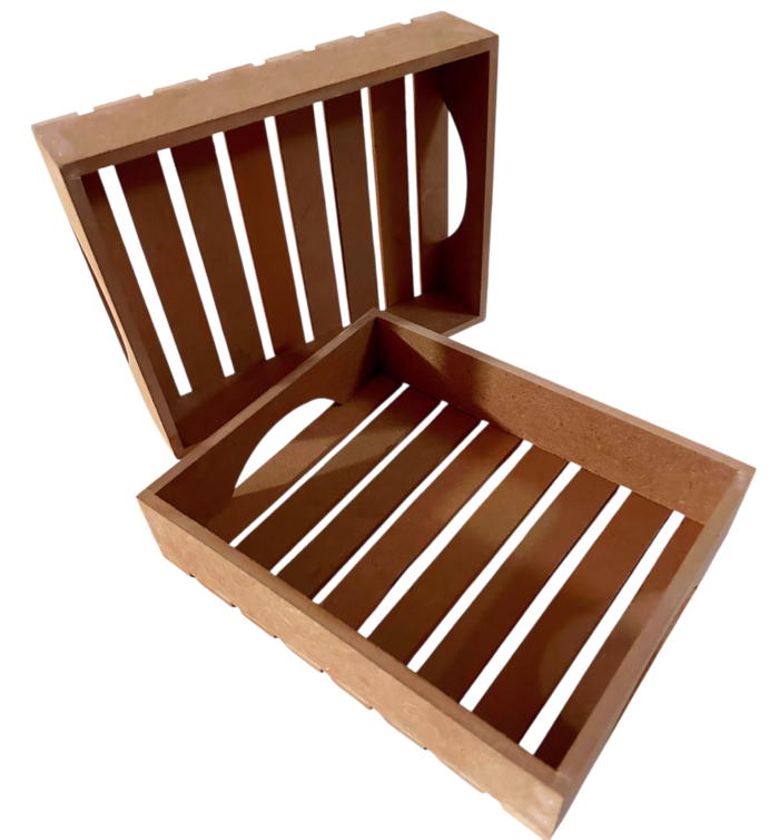 MDF Raw Strip Tray Set Of 6 - Image 2