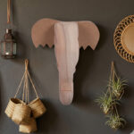 Wall Decor Elephant Head