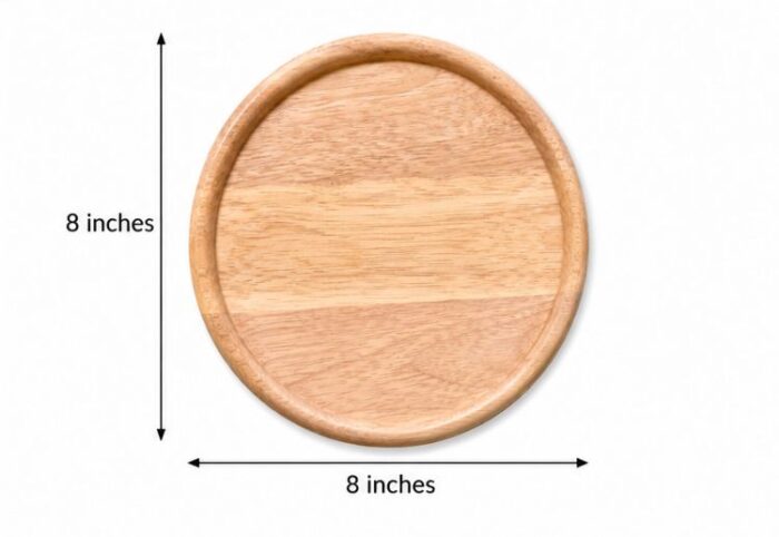Craft Mitra Solid Wood Plate - Image 2