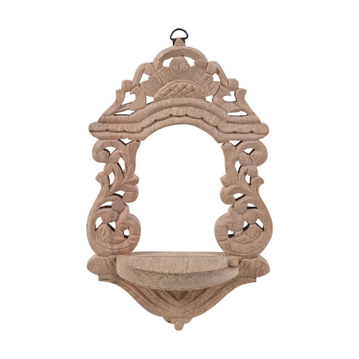 Hand Carved Wooden Jharokha - Image 4