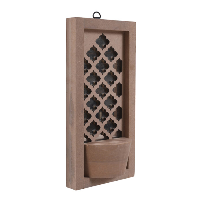 Hand Carved Moroccan Jaali Stand - Image 4