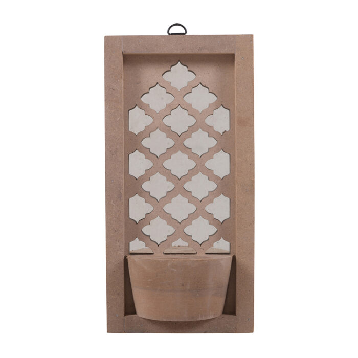 Hand Carved Moroccan Jaali Stand - Image 3