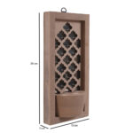 Hand Carved Moroccan Jaali Stand - Image 2