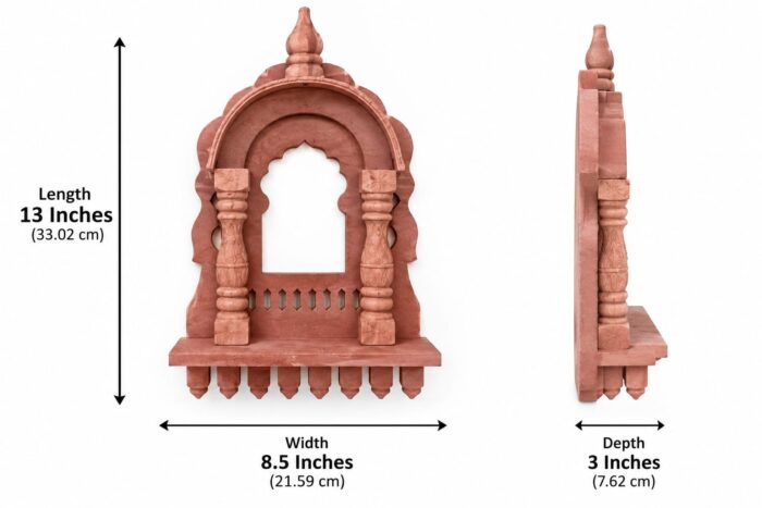 MDF Wooden Hand Carving Diffrent Design Jharokha - Image 2
